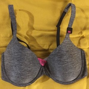 2/$15! 32C La Senza Molded Wire Bra in Gray NWT